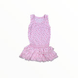 FLOWERS BY ZOE TANK DRESS - MULTI PINK FLORAL