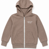 CALIFORNIAN VINTAGE ZIP HOODIE AND JOGGER SET - CARAMEL/SKATE