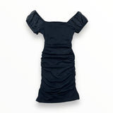 CHERYL KIDS CAP SLEEVE DRESS - BLACK