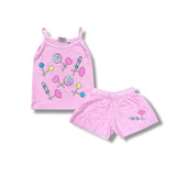 FIREHOUSE RIBBED TANK - ICE PINK/ CANDY