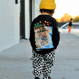 FUN SEEKER LONG SLEEVE TEE - BLACK