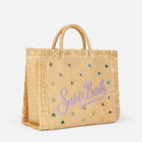 MC2 SAINT BARTH COLETTE RAFFIA BAG - STONES MULTI