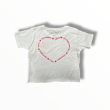 PRINCE PETER CROP T-SHIRT -  I LOVE LA HEART/WHITE