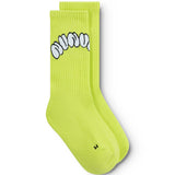NUNUNU BUBBLY SOCKS - HOT LIME