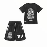 NUNUNU CLOWN T-SHIRT - BLACK