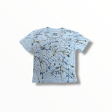CALIFORNIAN VINTAGE T-SHIRT - BABY BLUE SPLATTER