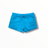 T2LOVE CLASSIC SHORT - BLUE TEAL/OUTLINE STAR