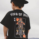 MINI KING OF MOTO T-SHIRT - BLACK