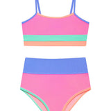 BEACH RIOT LITTLE EVA & EMMIE SET SHERBERT SHORES COLORBLOCK