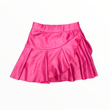FLOWERS BY ZOE PLEATHER ENVELOPE SKORT - PINK