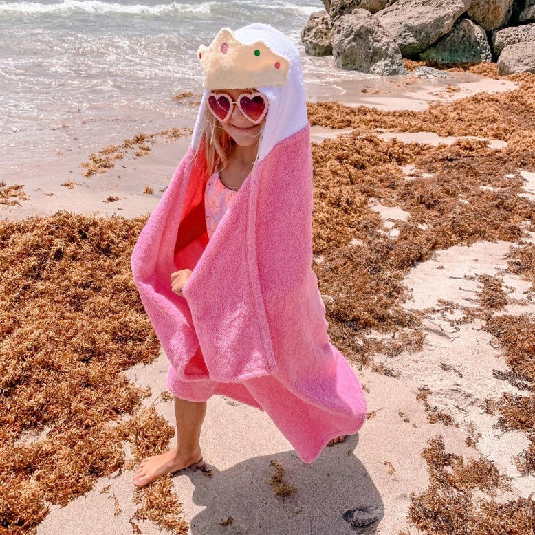 Princess hooded towel hotsell