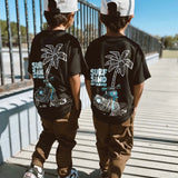 SURF SAND NOT WAVES T-SHIRT - BLACK