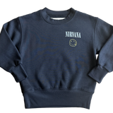ROWDY SPROUT NIRVANA SWEATSHIRT - BLACK
