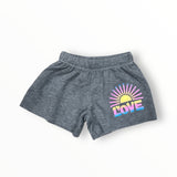FIREHOUSE SHORT - HEATHER GREY/LOVE