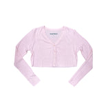 KATIE J TWEEN LIVI CARDIGAN TOP - BALLET PINK