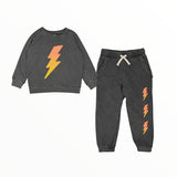 TINY WHALES RAD POWER SWEATSUIT  - MINERAL BLACK