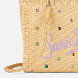 MC2 SAINT BARTH COLETTE RAFFIA BAG - STONES MULTI