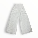 KATIE J TWEEN FLORA WIDE LEG PANT - WHITE