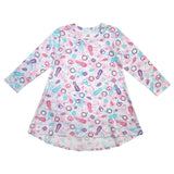 ESME LONG SLEEVE DRESS - POPSTAR
