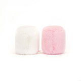 JELLYCAT AMUSEABLES PINK AND WHITE MARSHMALLOW
