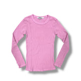 T2LOVE LONG SLEEVE THERMAL WITH THUMB HOLES - LIGHT PINK