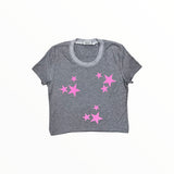 FIREHOUSE T-SHIRT - HEATHER GRAY/STAR TRIO