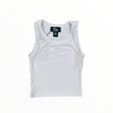 FLOWERS BY ZOE TANK - HEART WHITE