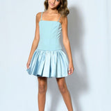 KATIE J. TWEEN JOANIE DRESS - POWDER BLUE