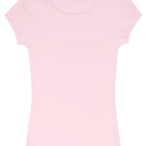 KATIE J TWEEN ACEY LONG LINE TEE - BABY PINK