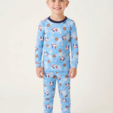 ESME BOYS LONG SLEEVE CREW PAJAMA - GAME DAY