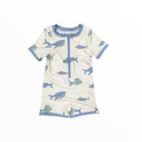 OH BABY! RASHGAURD SWIMSUIT - FISH SPRING