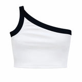 KATIE J TWEEN AMANDA TANK TOP - WHITE/BLACK