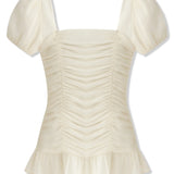 KATIE J. TWEEN ARIEL DRESS - IVORY