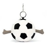 JELLYCAT AMUSEABLES SPORTS SOCCER BAG CHARM