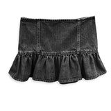 KATIE J TWEEN ATHENS DENIM SKIRT - BLACK