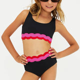 BEACH RIOT LITTLE MARIN/HARRIET BIKINI - ELECTRIC WAVE