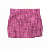 FLOWERS BY ZOE TWEED SKORT - FUSCHIA