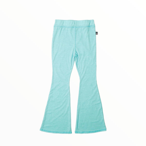 T2LOVE FITTED FLARE PANT- BLUE CURACAO