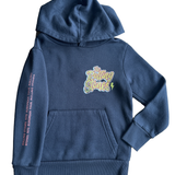 ROWDY SPROUT BABY ROLLING STONES HOODIE/SWEATS SET - BLACK