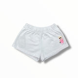 FLOWERS BY ZOE SHORTS - WHITE/BEAR