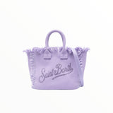 MC2 SAINT BARTH COTTON CANVAS MINI VANITY BAG - LAVANDER