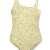MC2 SAINT BARTH BAHIA CRINKLE ONE PIECE ONE SHOULDER SWIMSUIT - YELLOW