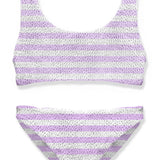 MC2 SAINT BARTH BAKER BIKINI - LAVANDER STRIPE