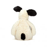 JELLYCAT BASHFUL BLACK AND CREAM PUPPY