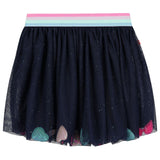 BILLIE BLUSH TULLE SKIRT - NAVY