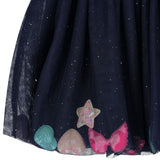 BILLIE BLUSH TULLE SKIRT - NAVY