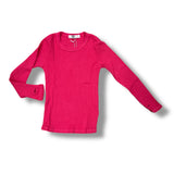 T2LOVE LONG SLEEVE THERMAL WITH THUMB HOLES - HOT PINK