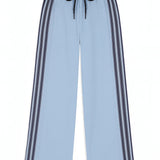 KATIE J TWEEN BECKY PANT - BABY BLUE/NAVY