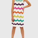 BEACH RIOT LITTLE TESSIE DRESS - SUNSET SHERBERT