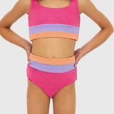 BEACH RIOT LITTLE MACKENZIE HEIDI SET - CORAL BAY